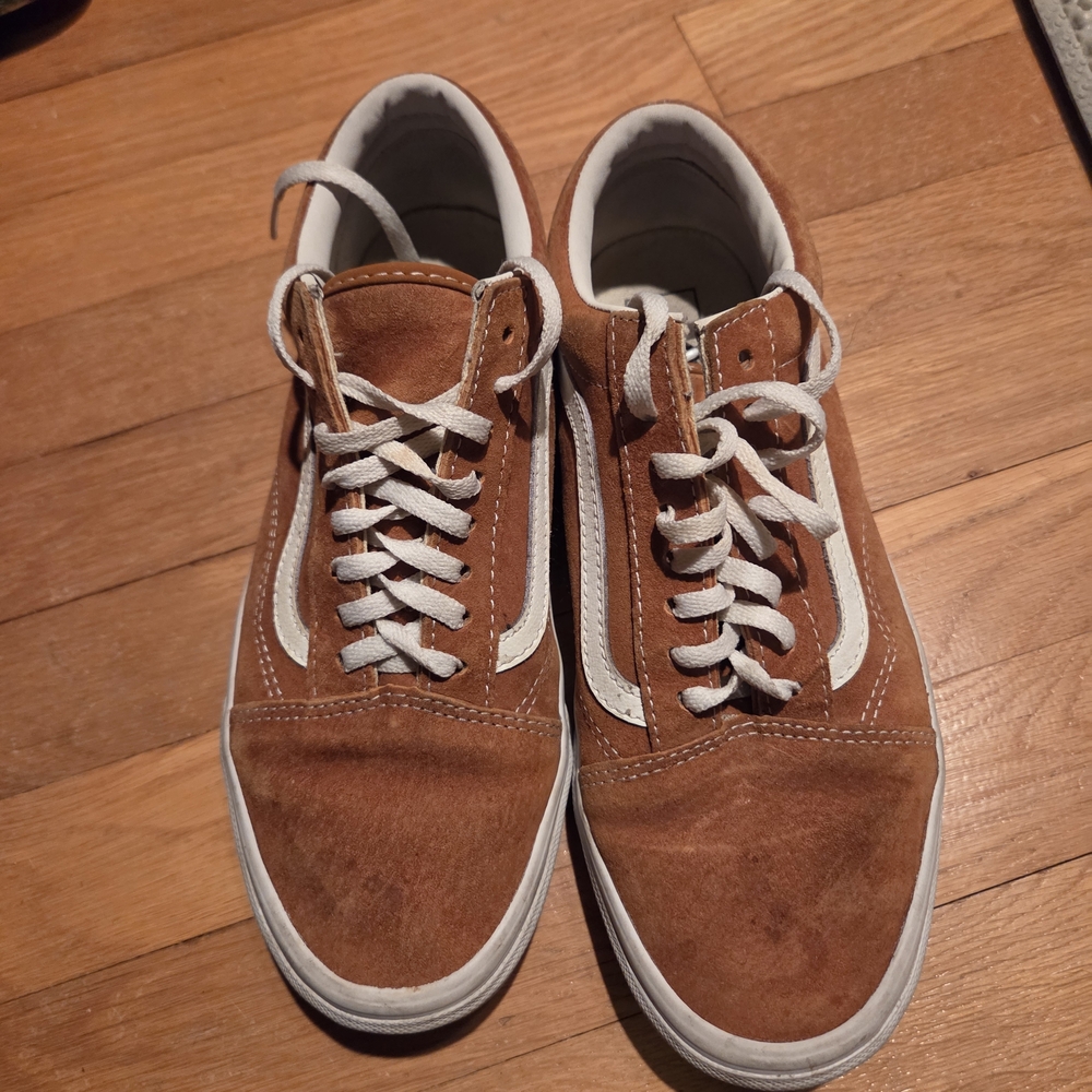 Vans Mustard Suede Sneakers